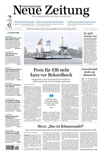 Gelnhäuser Neue Zeitung 2026-08-24