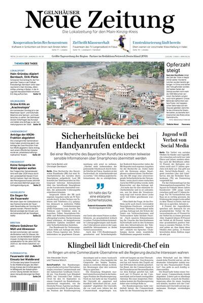 Gelnhäuser Neue Zeitung 2026-08-28
