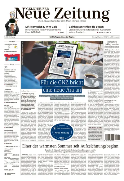 Gelnhäuser Neue Zeitung 2026-09-01