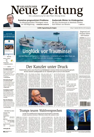 Gelnhäuser Neue Zeitung 2026-09-11