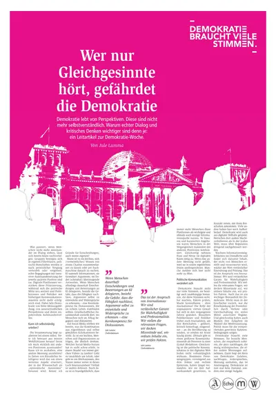 Demokratie braucht viele Stimmen 2026-09-19