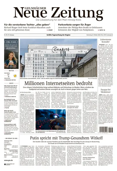 Gelnhäuser Neue Zeitung 2026-10-22