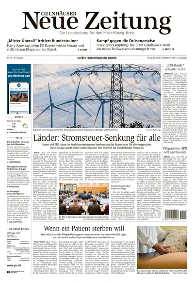 Gelnhäuser Neue Zeitung 2026-10-23