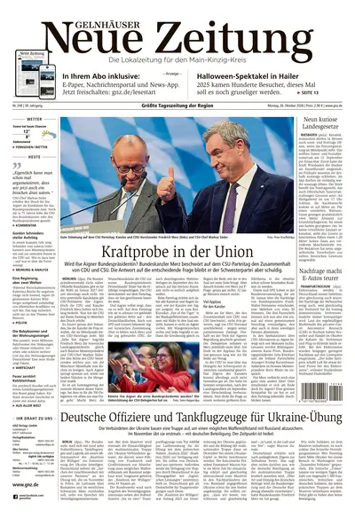 Gelnhäuser Neue Zeitung 2026-10-26