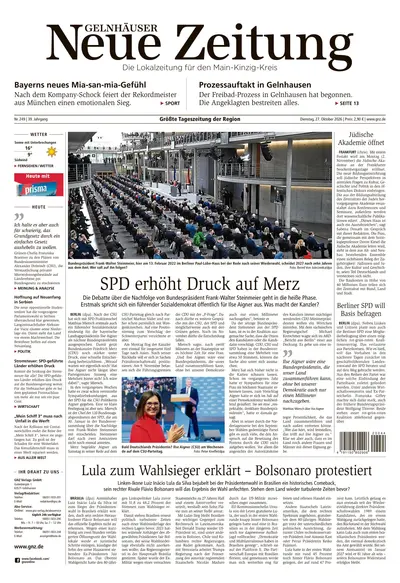 Gelnhäuser Neue Zeitung 2026-10-27