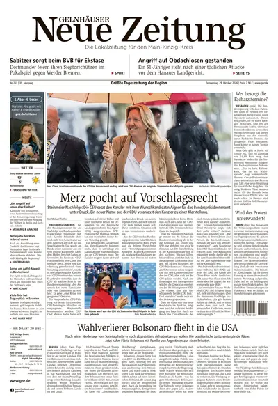 Gelnhäuser Neue Zeitung 2026-10-29